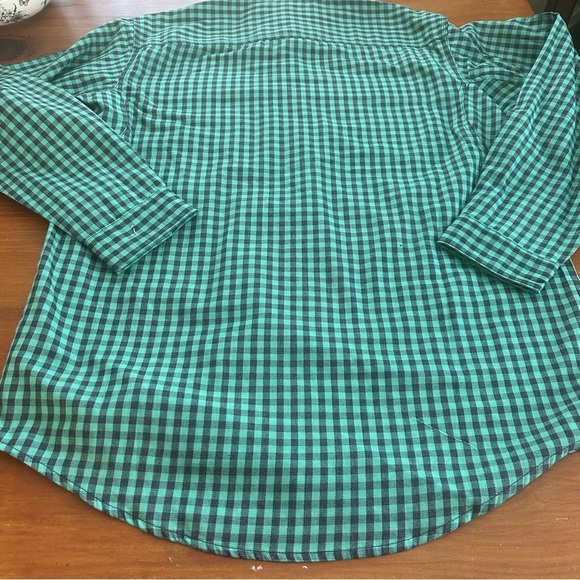 Wrangler Men Riggs Workwear Shirt Button Collar Long Sleeve Cotton Twill  Large - Picture 4 of 12